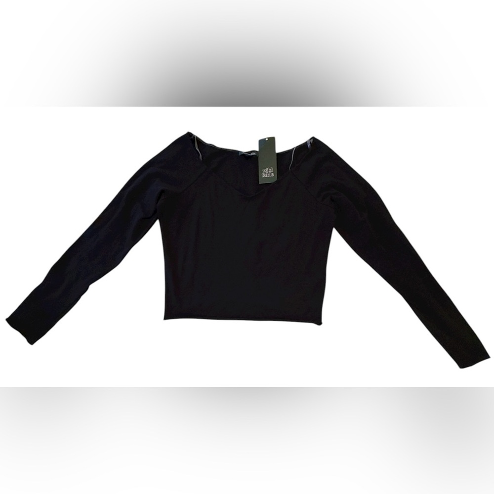 Wild Fable Black Women’s Off-Shoulder Blouse Size Small NWT